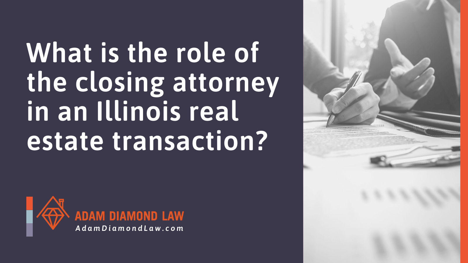 What is the role of the closing attorney in an Illinois real estate